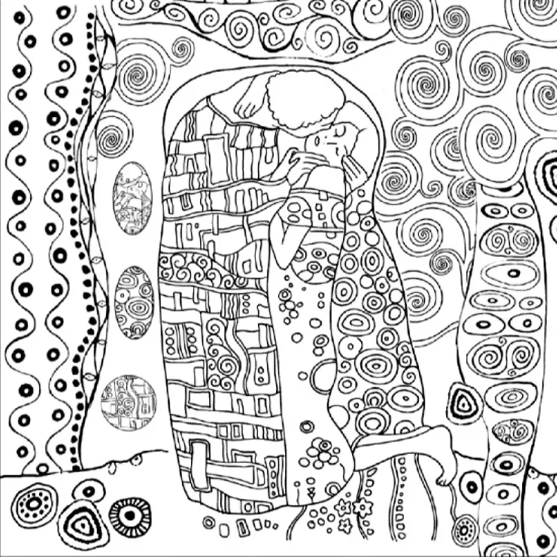 Deco Foam 5002374 Klimt carta riso 50x50cm
