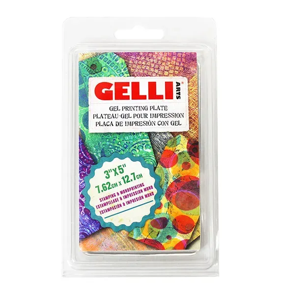 Gelli Arts piastra gel 3x5" 8x13 cm piccola riutilizzabile