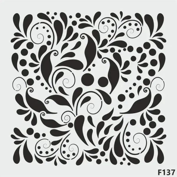 Deco Foam F137 stencil 30x30 cm