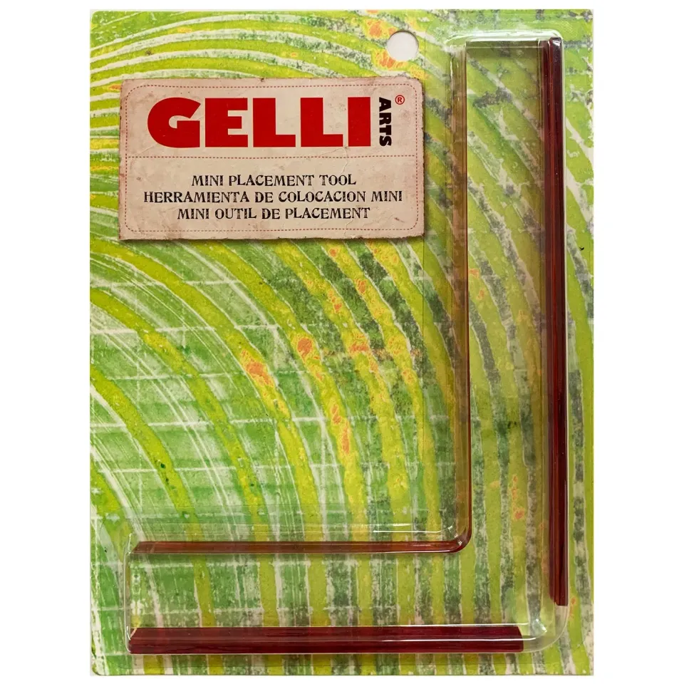 Gelli Arts mini placement tool allineamento stampe acrilico