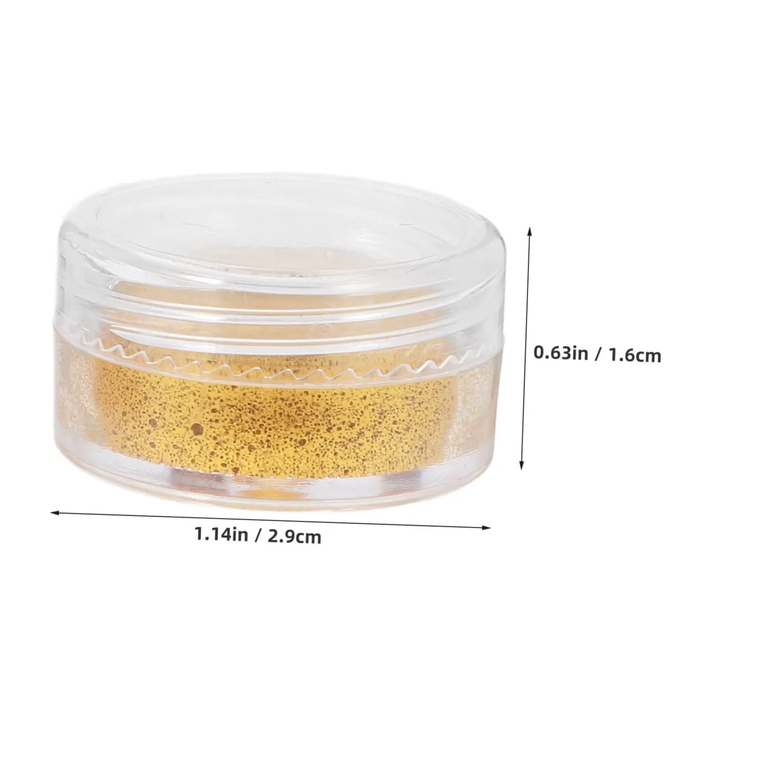 Angoily Set Acquerelli Glitter 2 Pezzi 5 ml Effetto Metallico
