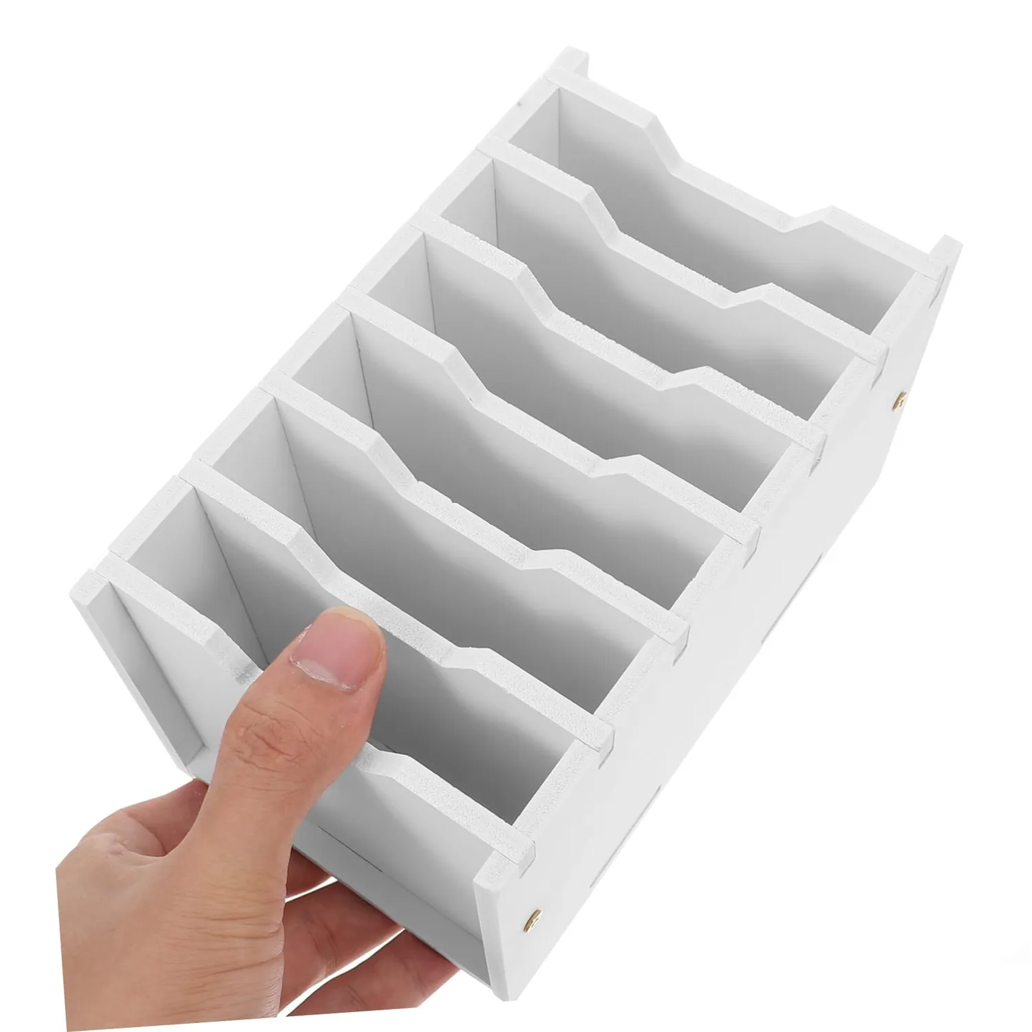 Angoily Scatola Porta Cellulari PVC Aula 17x10,2x10 cm Salvaspazio