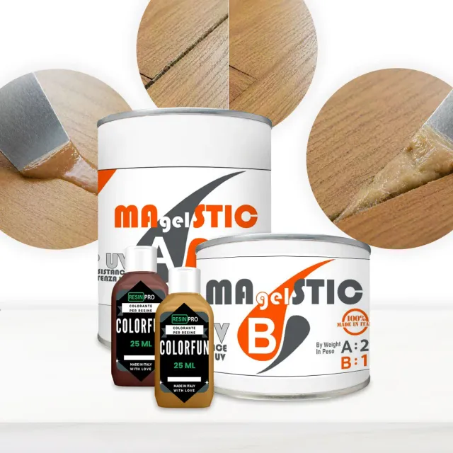 Naturesin Magelstic Wood Repair Stucco Legno 2 Pigmenti