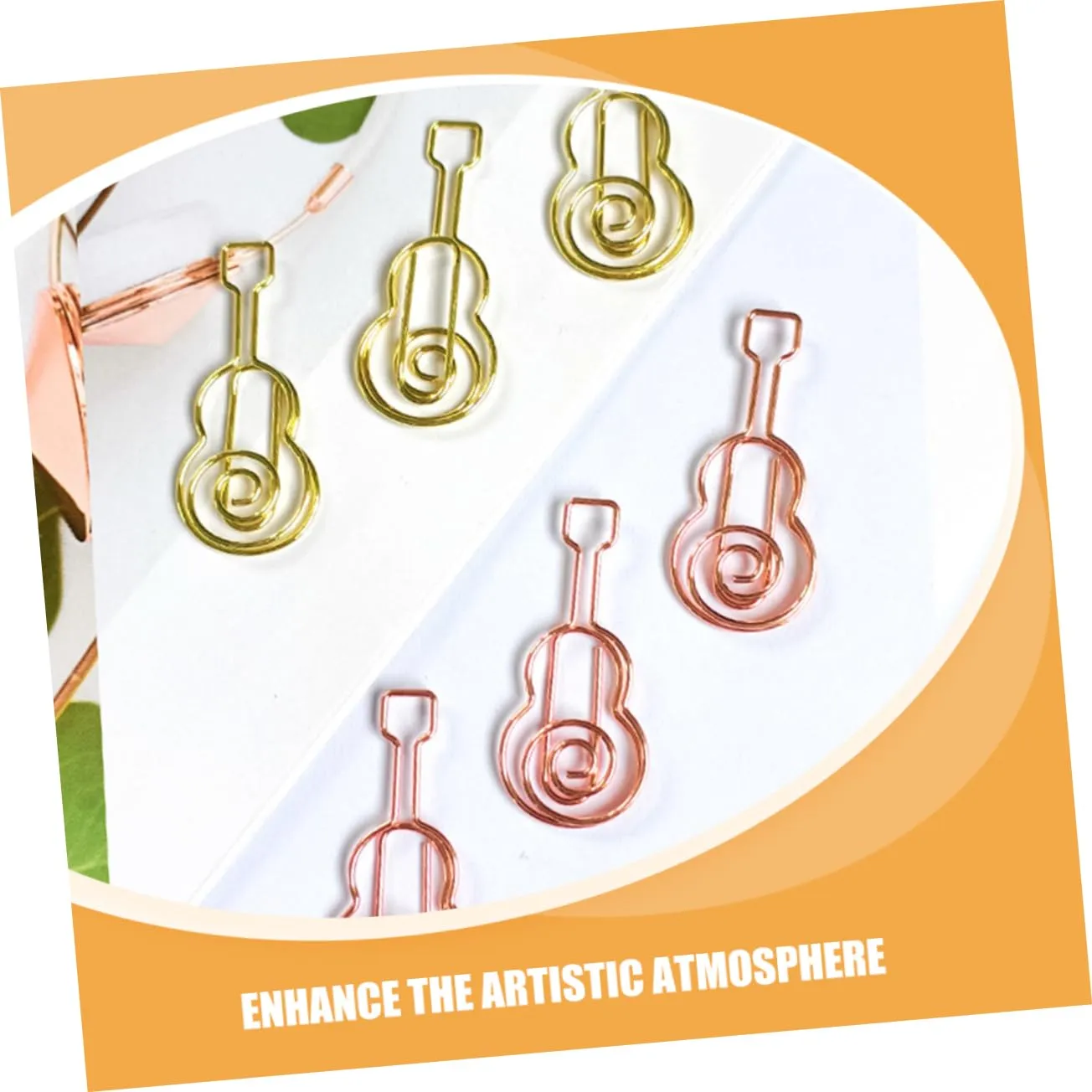 Angoily Graffette Chitarra graffette metallo 40 pezzi decorative