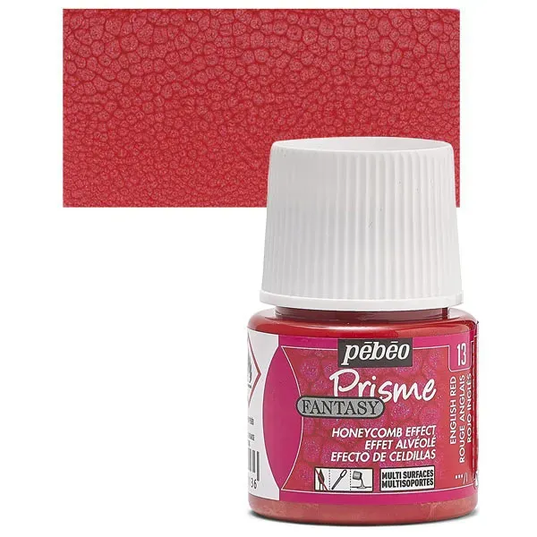 Pebeo Fantasy Prisme Smalto No13 English Red 45ml rosso