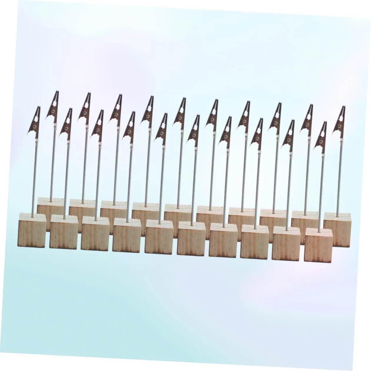 Angoily porta numeri tavolo clip 20 pezzi base cubo matrimonio