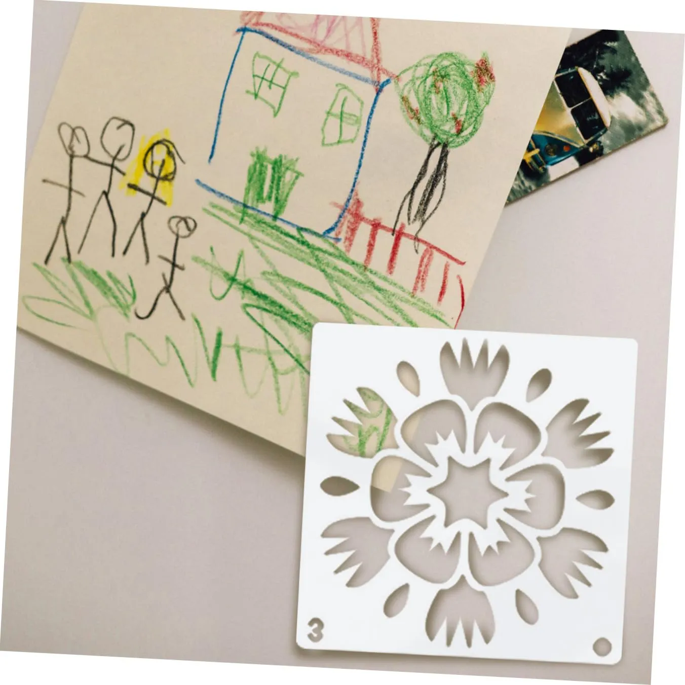 Angoily Stencil Floreali 20 Pezzi Riutilizzabili Pittura