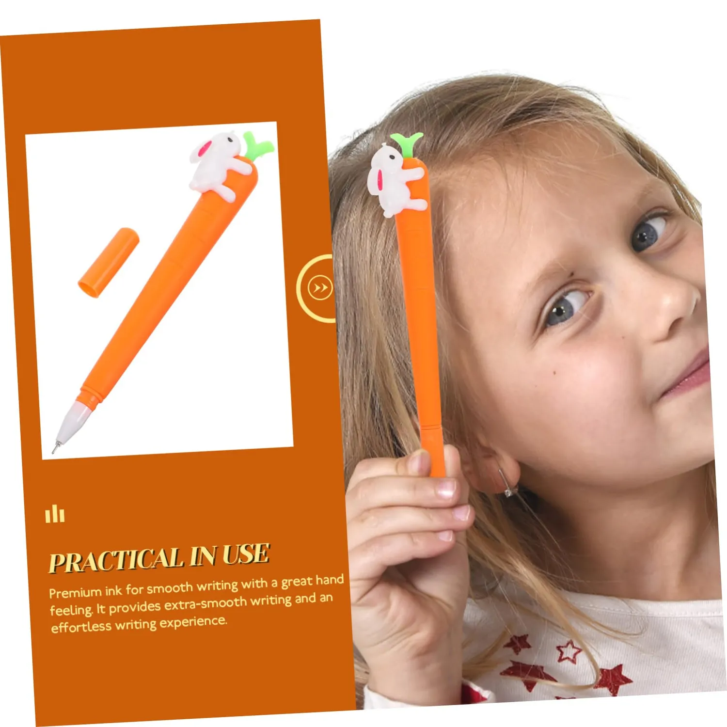 Angoily Penne gel carota 15 pezzi con coniglio pasquali