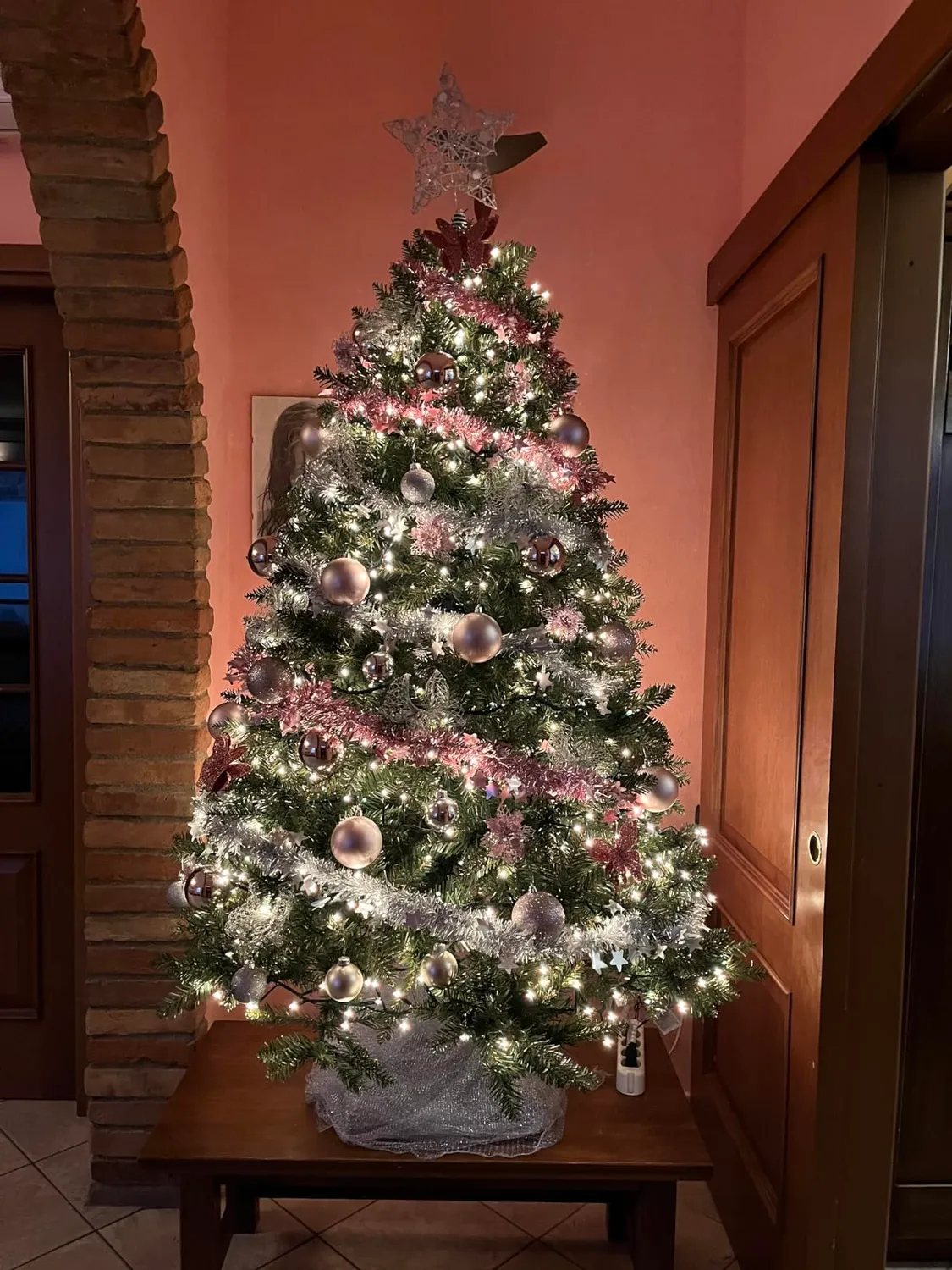 GIODICART Kensington albero Natale artificiale 180 cm 1355 rami