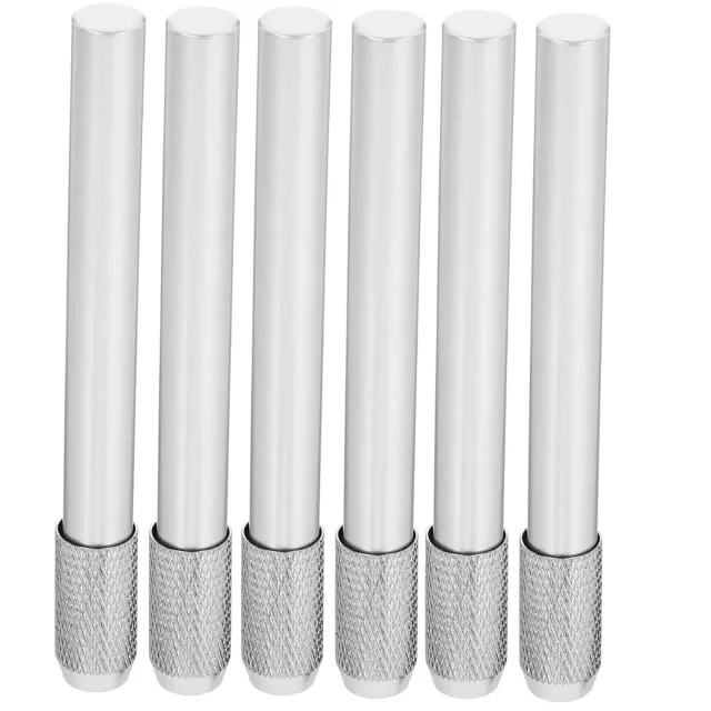 Angoily Estensore Matite Metallo Argento 6 Pezzi Scuola