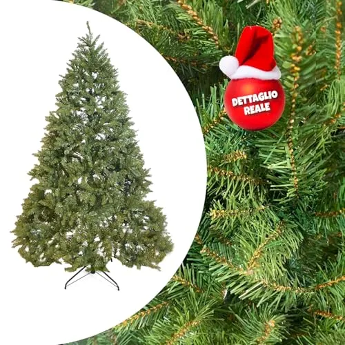 Giodicart Kensington albero Natale artificiale 240 cm 2699 rami