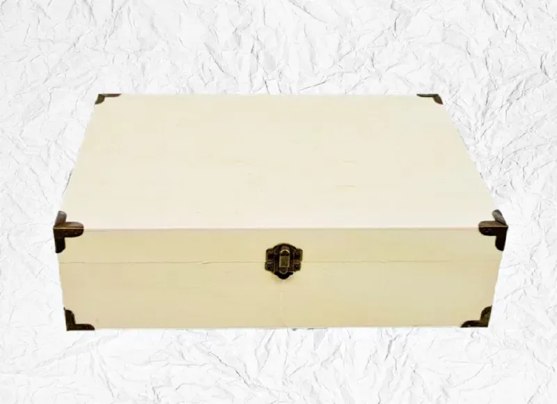 Deco Foam LG87840 Valigetta Legno Grezzo 32,5x22x9,5 cm