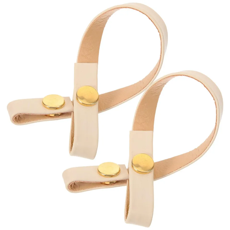 Angoily Cinturino Scarpe Tacchi Beige Regolabile
