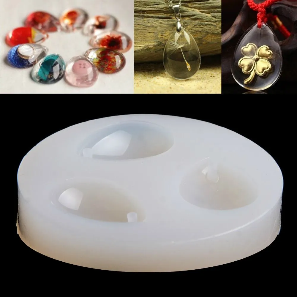 Naturesin Stampo Tre Gocce 28x20 mm silicone per resina