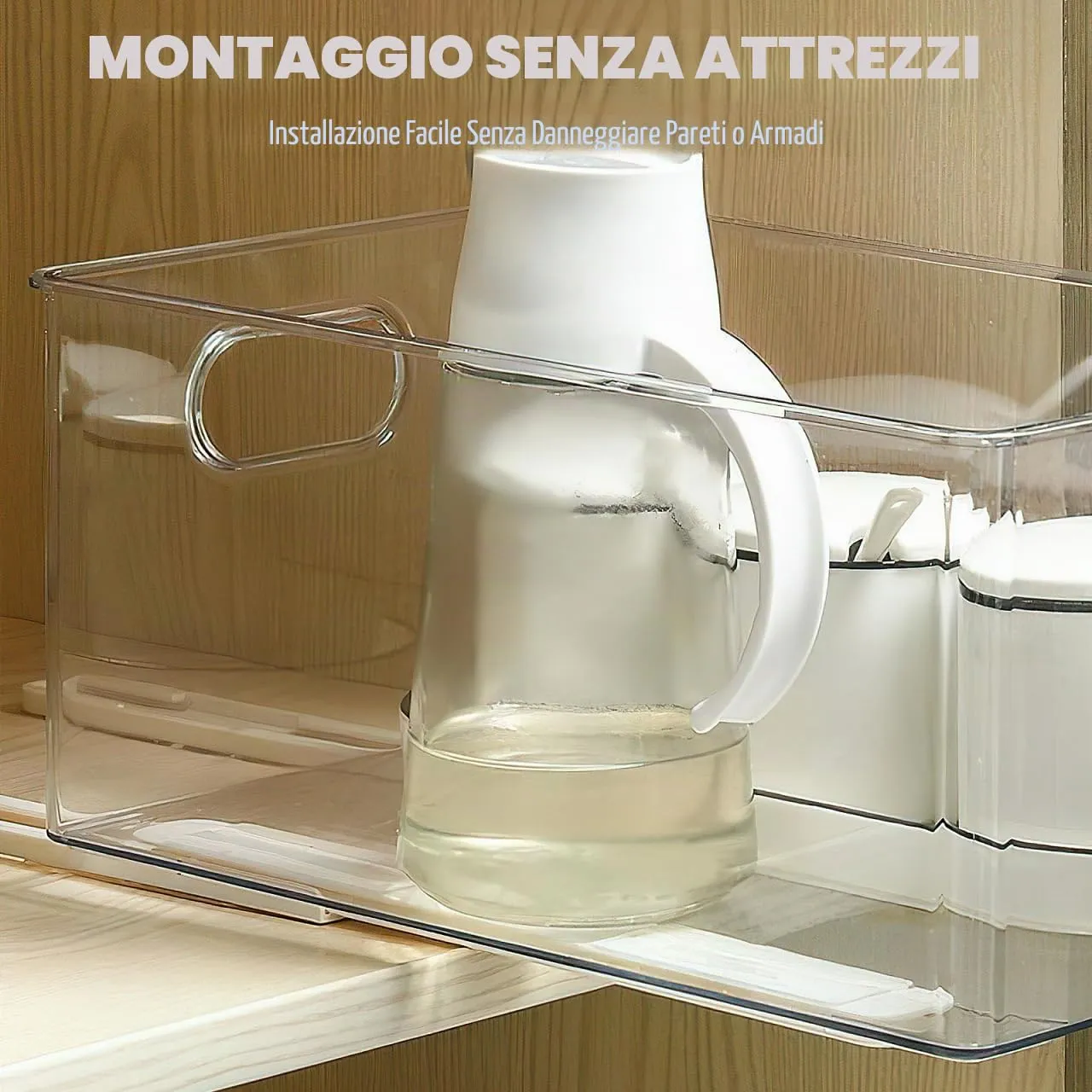 Angoily guide cassetti autoadesive 26,4 cm 2 pezzi