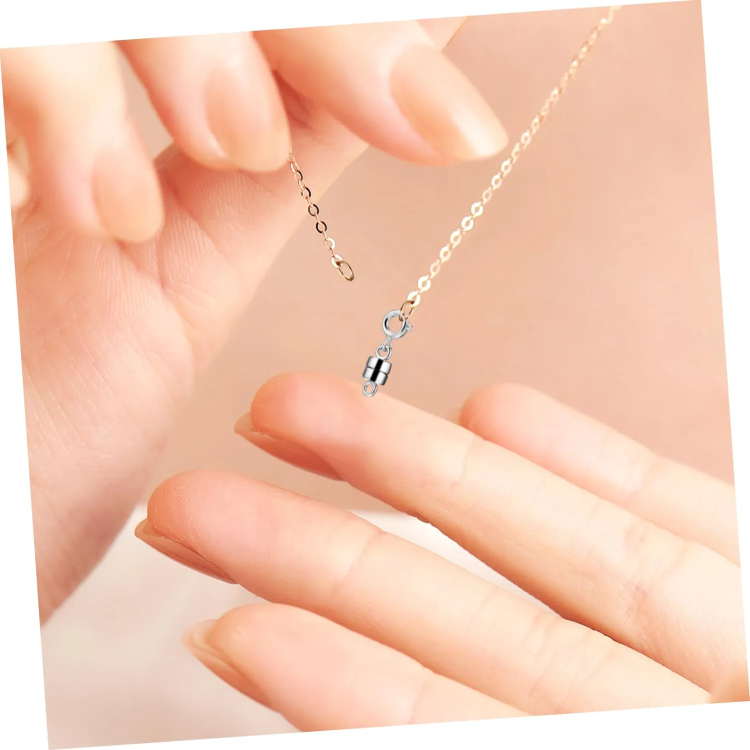 Angoily Chiusure Magnetiche Gioielli Lega Argento 12 Pezzi
