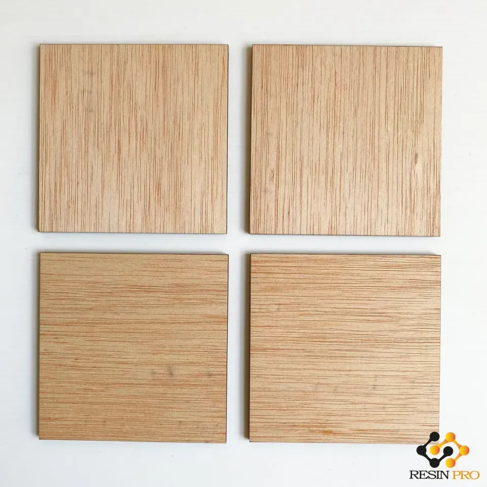 Naturesin sottobicchieri legno quadrati 10 cm 6 pz