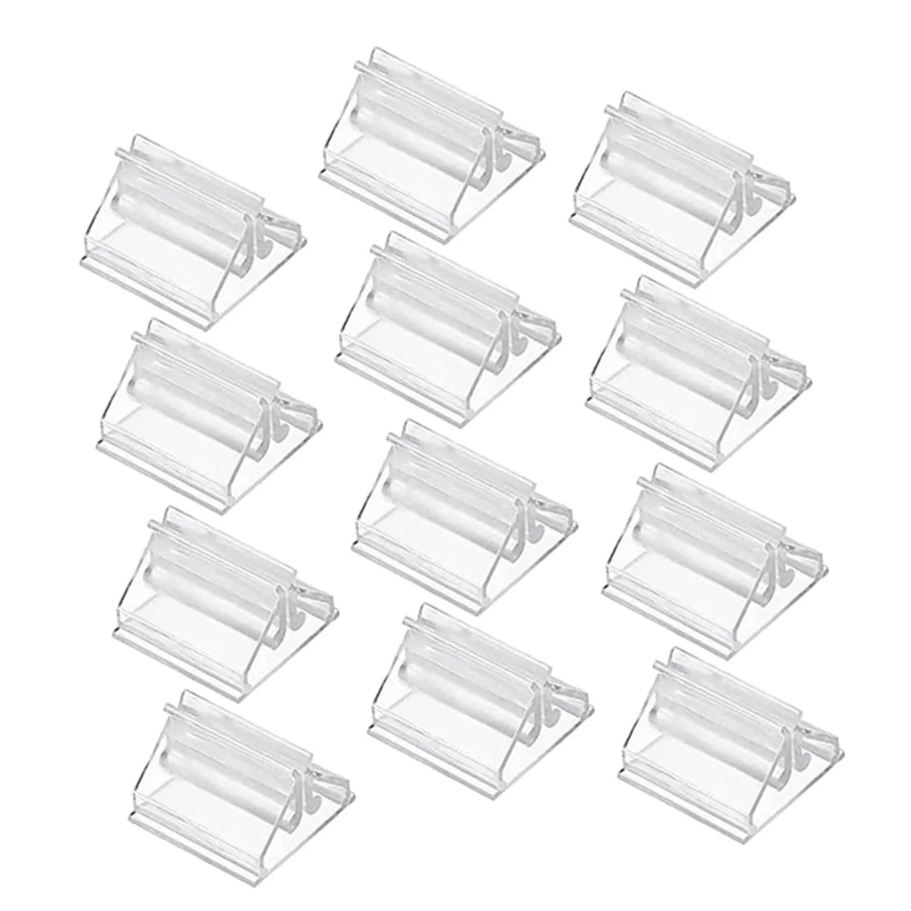 Angoily Portacarte Tavolo Trasparenti 25 Pezzi Clip