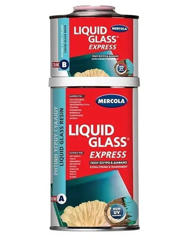 Mercola Liquid Glass Express resina 1000 g trasparente