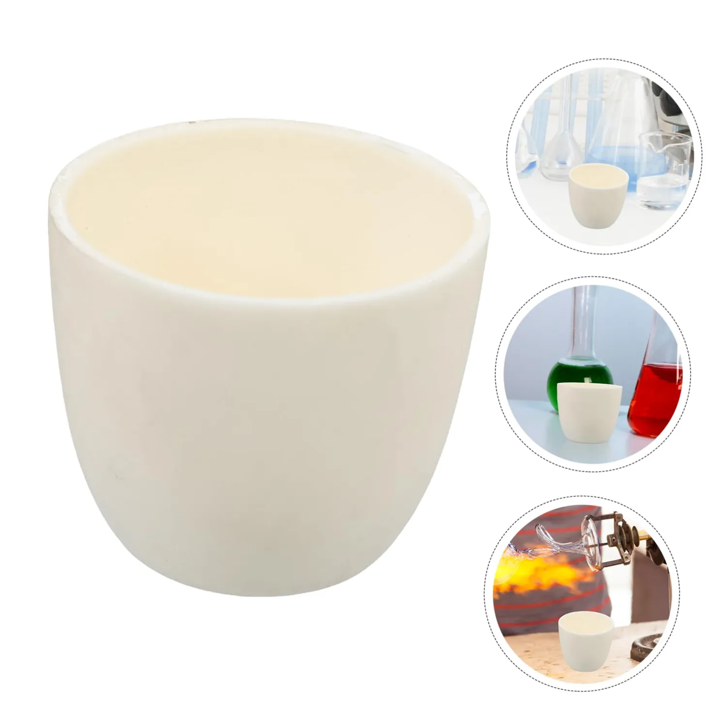 Angoily Crogiolo Allumina 99% Ceramica Resistente al Calore
