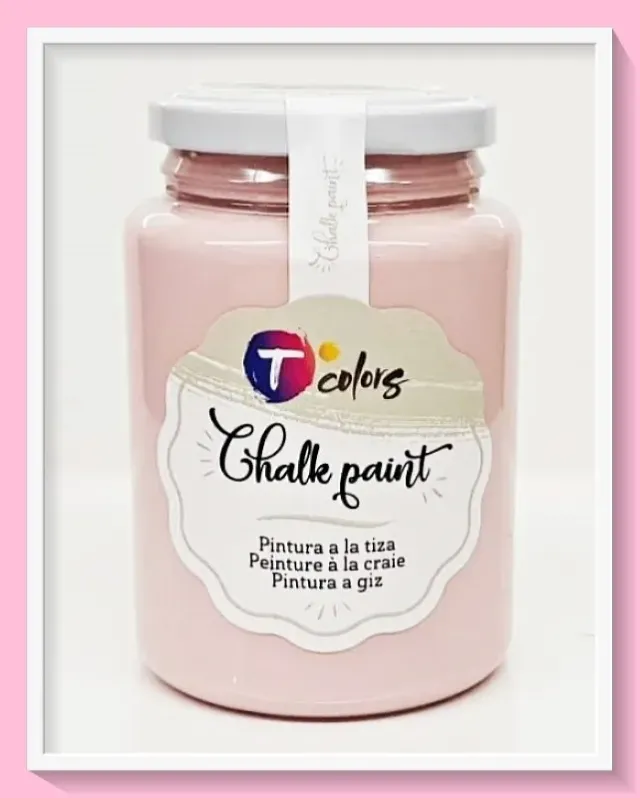 Deco Foam Tcolors Vintage Pink pittura gesso 400 ml opaca