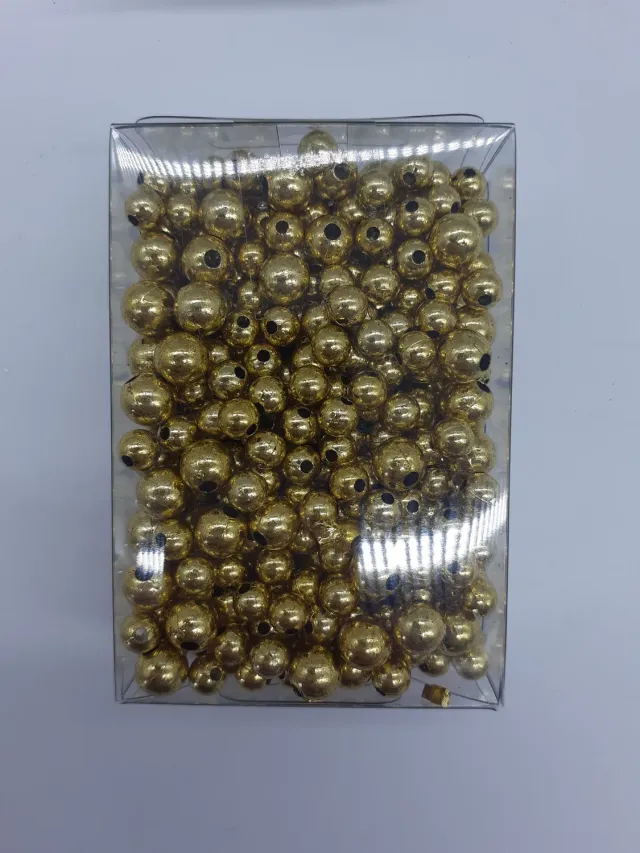 Deco Foam perline decorative oro 60 g 6+8 mm