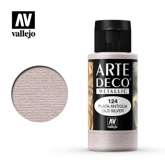 Vallejo Arte Deco 124 colore argento antico 60 ml