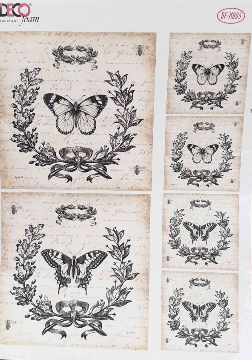 Tela DF-M005 Carta Riso Adesiva 21x29 cm