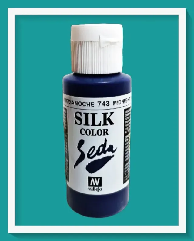 Vallejo Silk Color Seda 43743 colore per seta blu 60ml