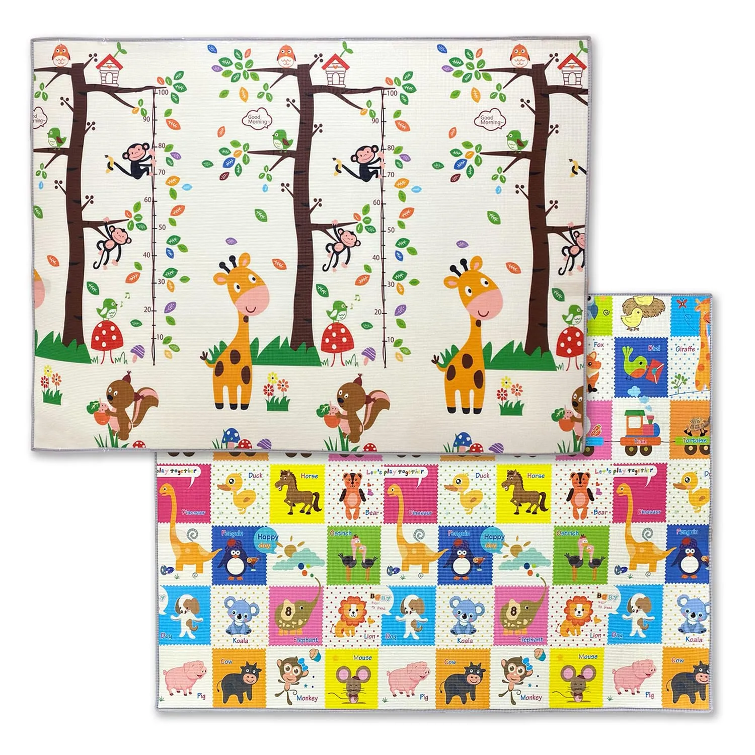 Giodicart Maxi Tappeto Gioco Arrotolabile 200x150 bifacciale