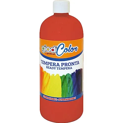 Giodicart Giodicolor tempera pronta 1000 ml rosso carminio superlavabile