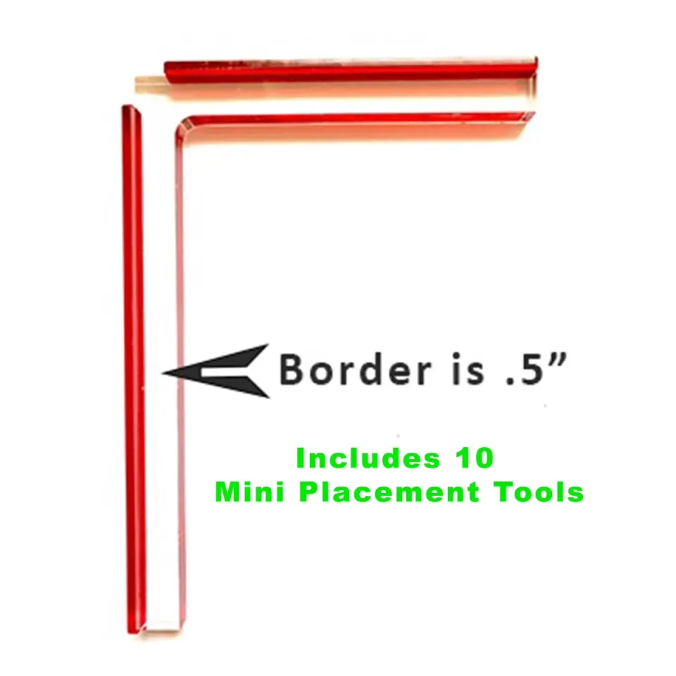 Gelli Arts Mini Placement Tool attrezzo 10 pezzi registrazione