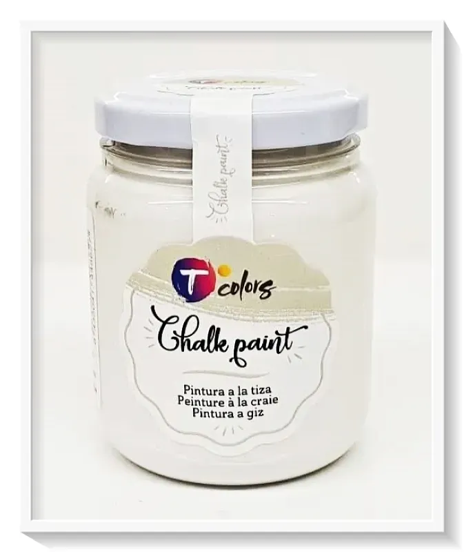 Tcolors Nordic White chalk paint 175ml bianco gesso
