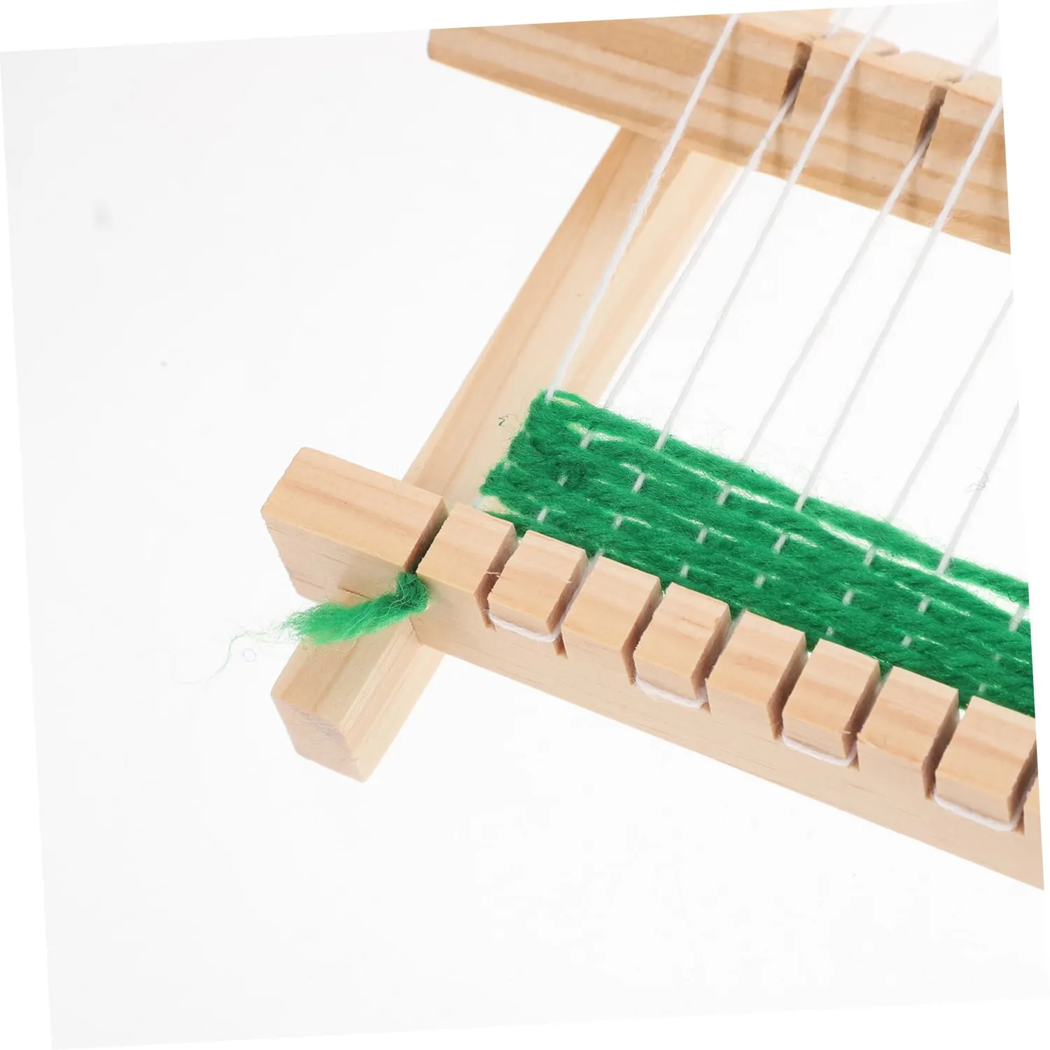 Angoily Telaio Tessitura Legno Beige 1 Pz per Principianti