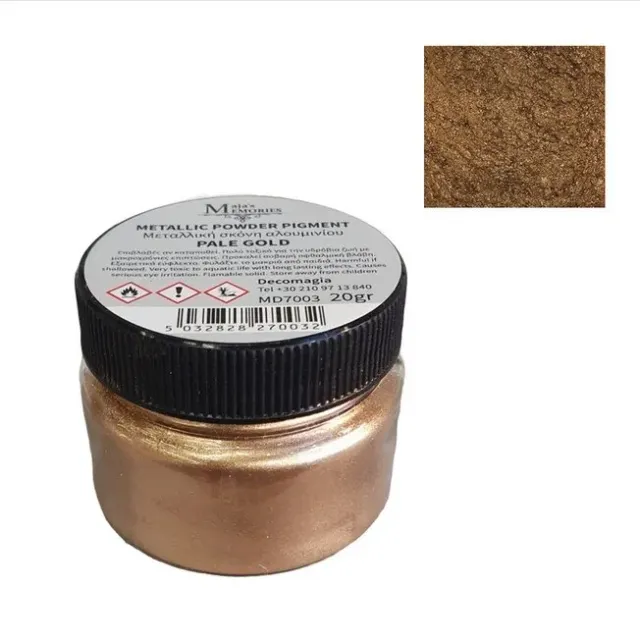 Deco Foam Pale Gold pigmento metallico oro 20 g coprente