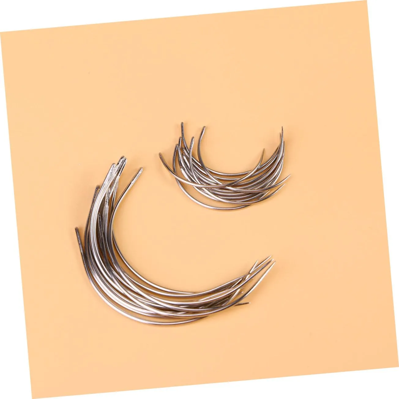 Angoily Aghi Curvi Tipo C Acciaio Inox 96 Pezzi