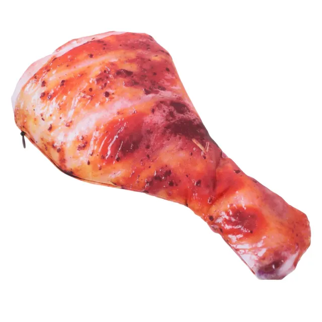 Angoily astuccio coscia di pollo marrone grande peluche