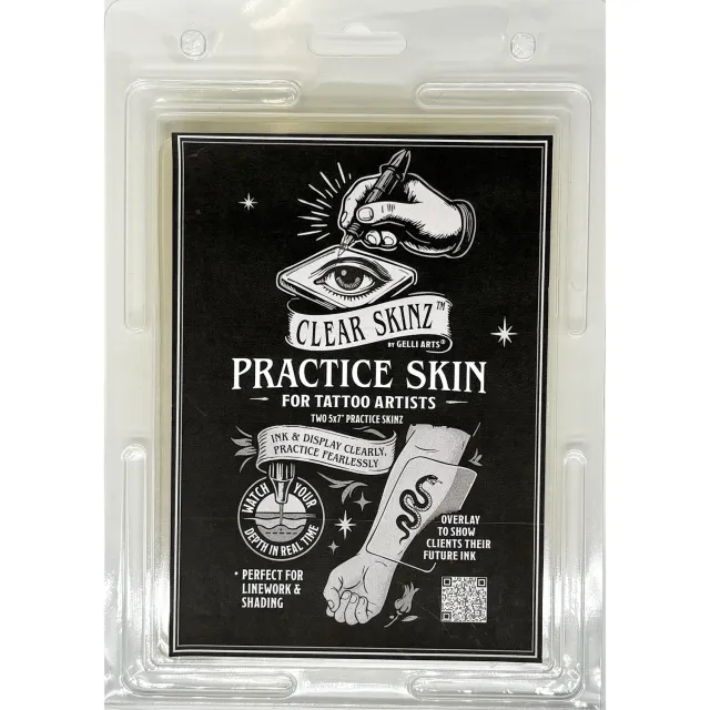 Gelli Arts Clear Skinz 5x7 pelle sintetica 2 pezzi trasparente