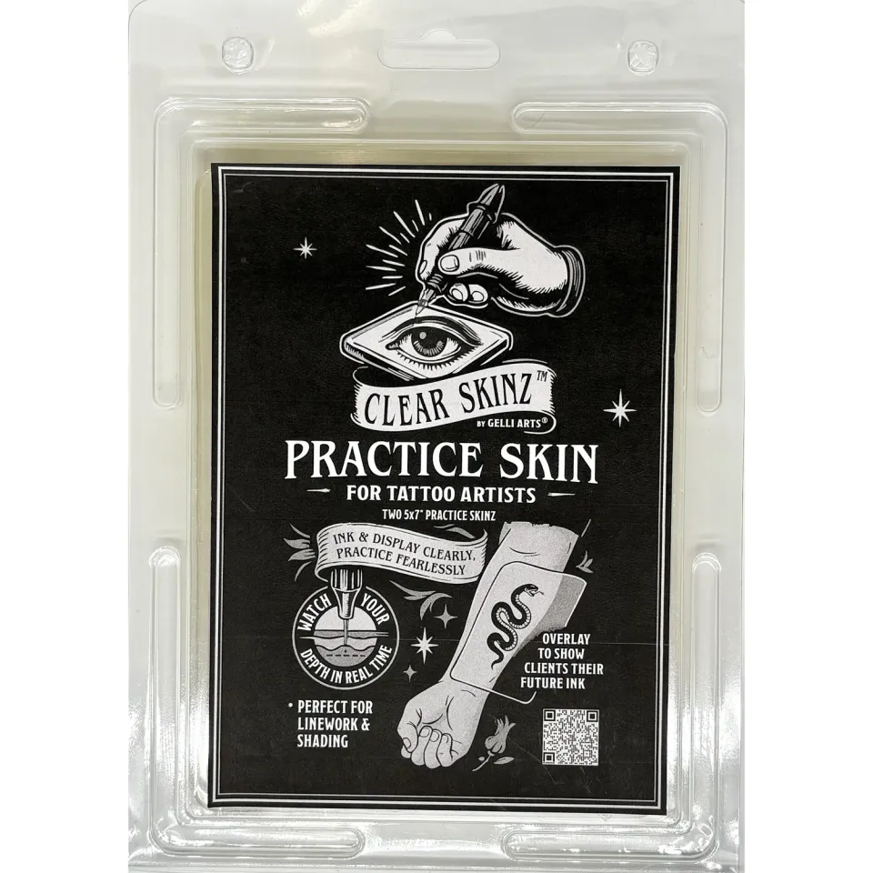 Gelli Arts Clear Skinz 5x7 pelle sintetica 2 pezzi trasparente