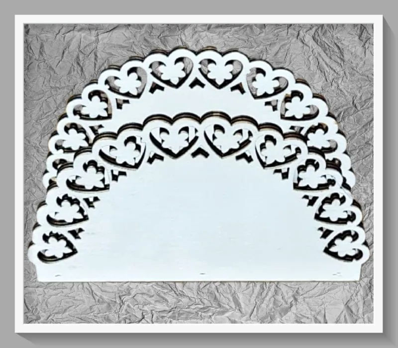 Deco Foam LG87787 portatovaglioli legno 16,5x10x6 cm grezzo