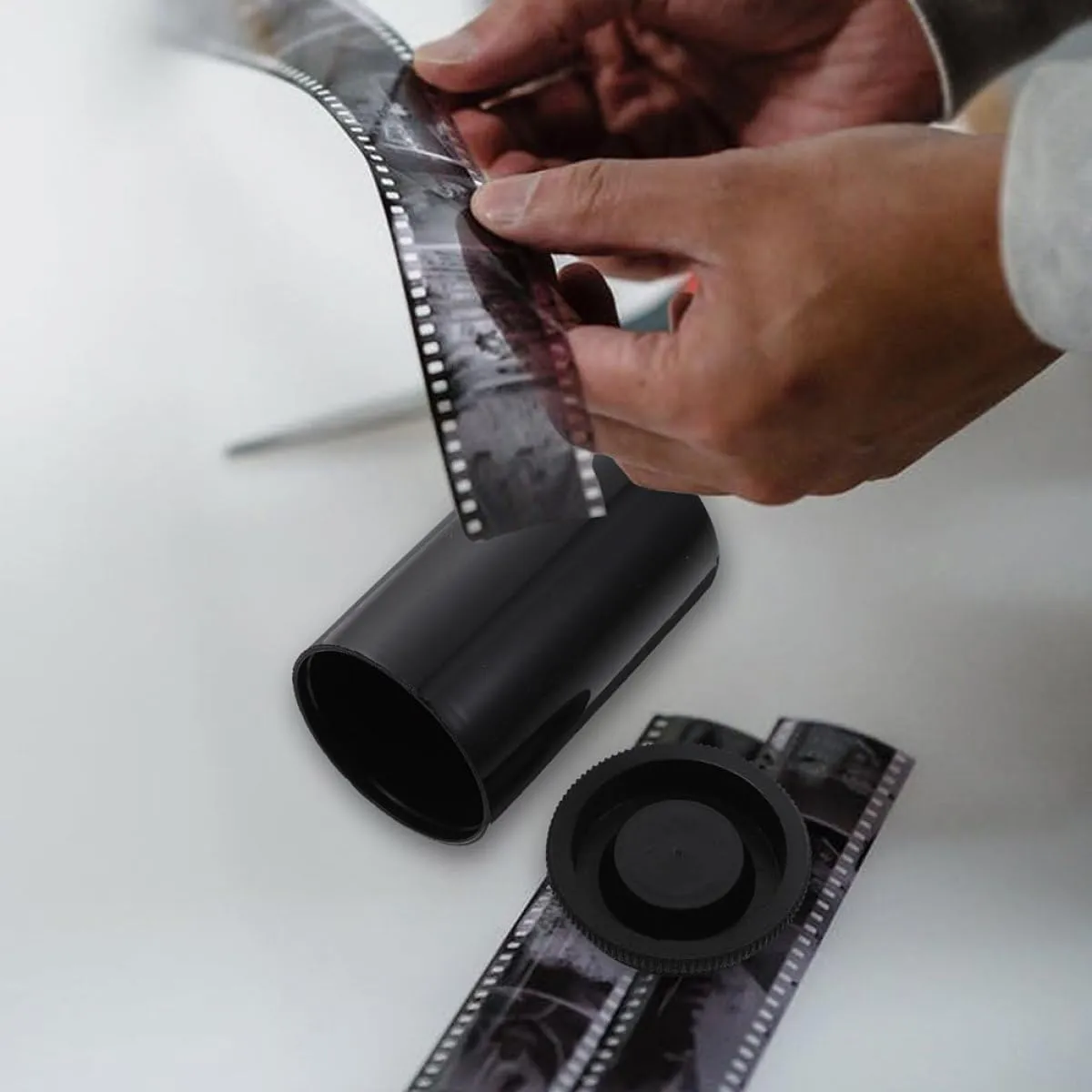 Angoily Contenitori Pellicola Neri 10 Pezzi Plastica