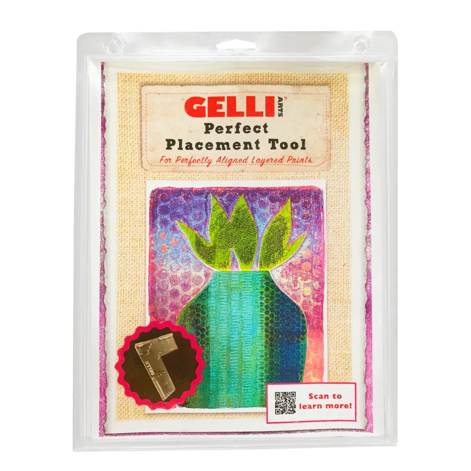Gelli Arts Perfect Placement Tool maschera allineamento acrilico