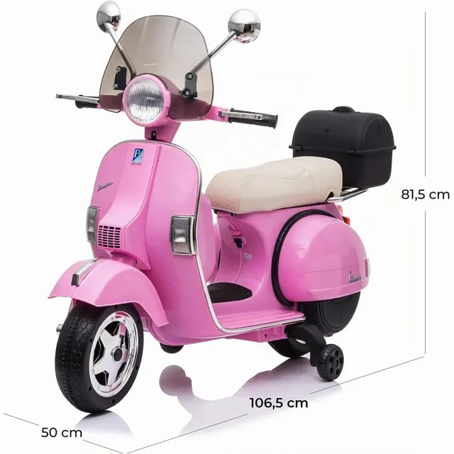 GIODICART Full Px 150 vespa elettrica bambini rosa