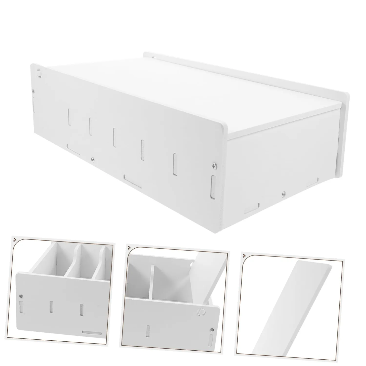 Angoily Divisore banconote vassoio contanti plastica bianco