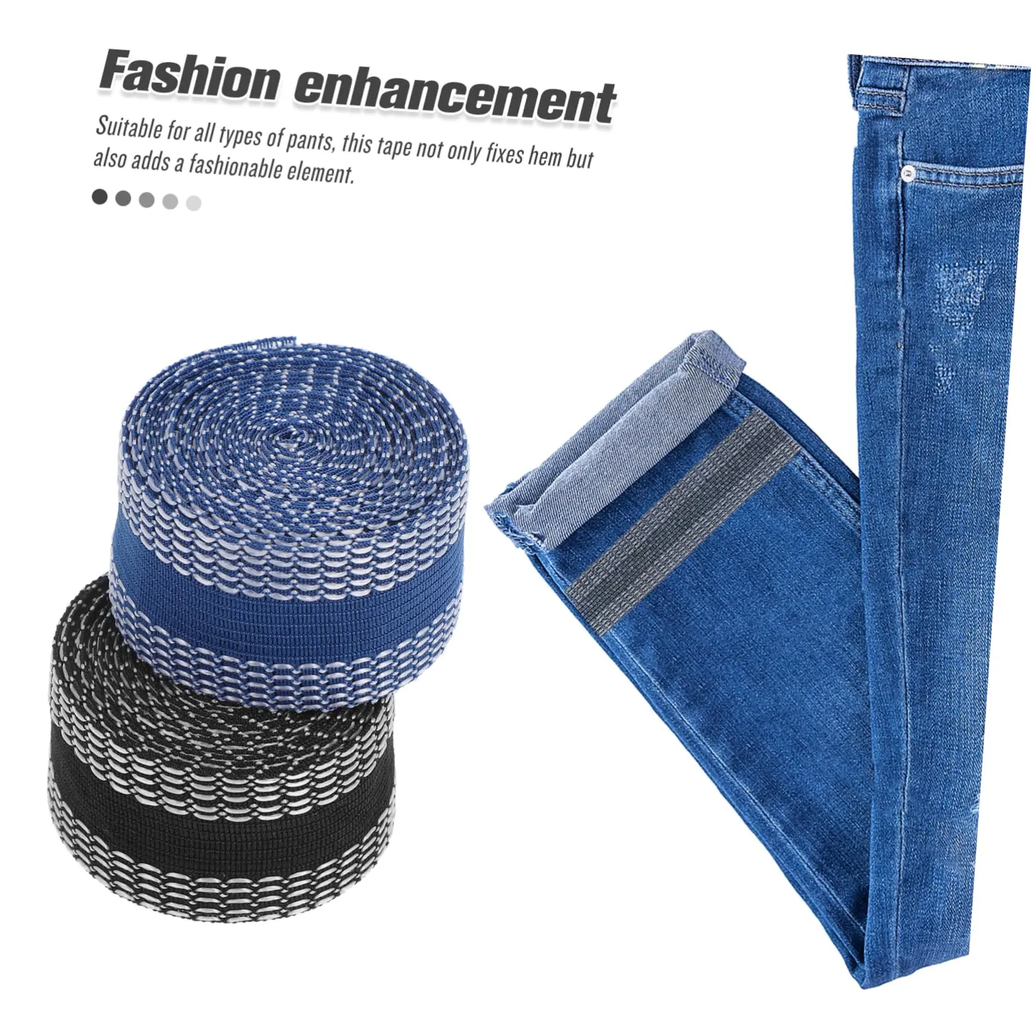 Angoily Nastro Biadesivo Orli Pantaloni 2 Rotoli Senza Cucire
