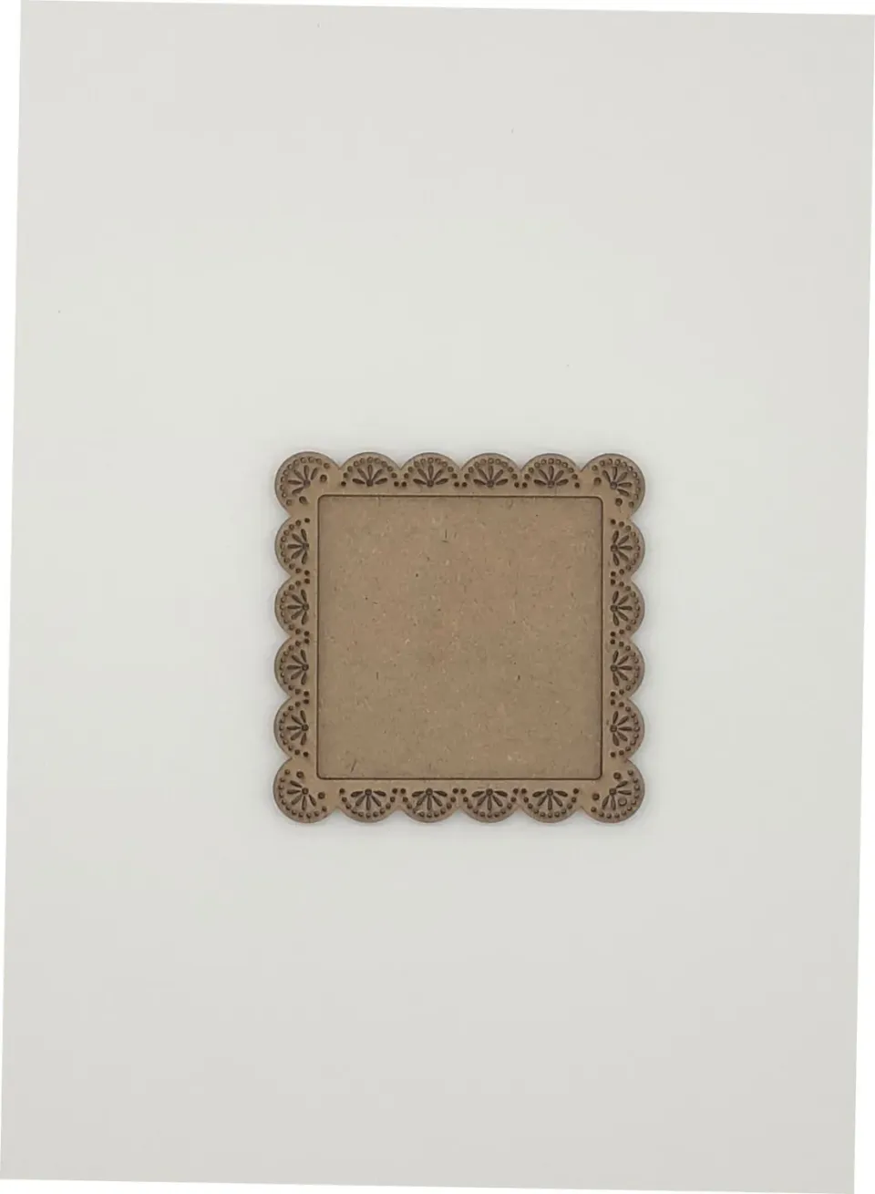 Deco Foam cornice legno grezza 10x9,5x0,3 cm