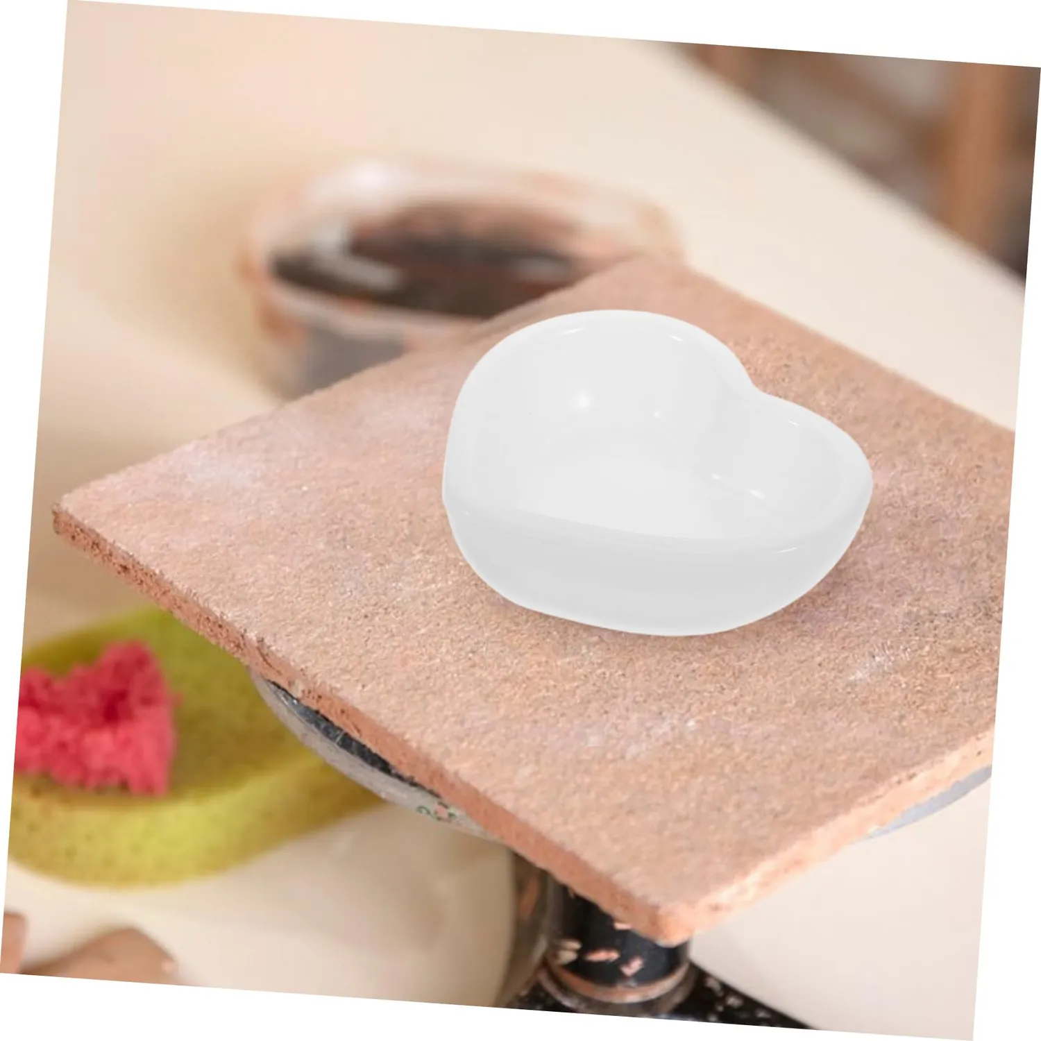Angoily stampo cuore silicone vassoio portagioie resina