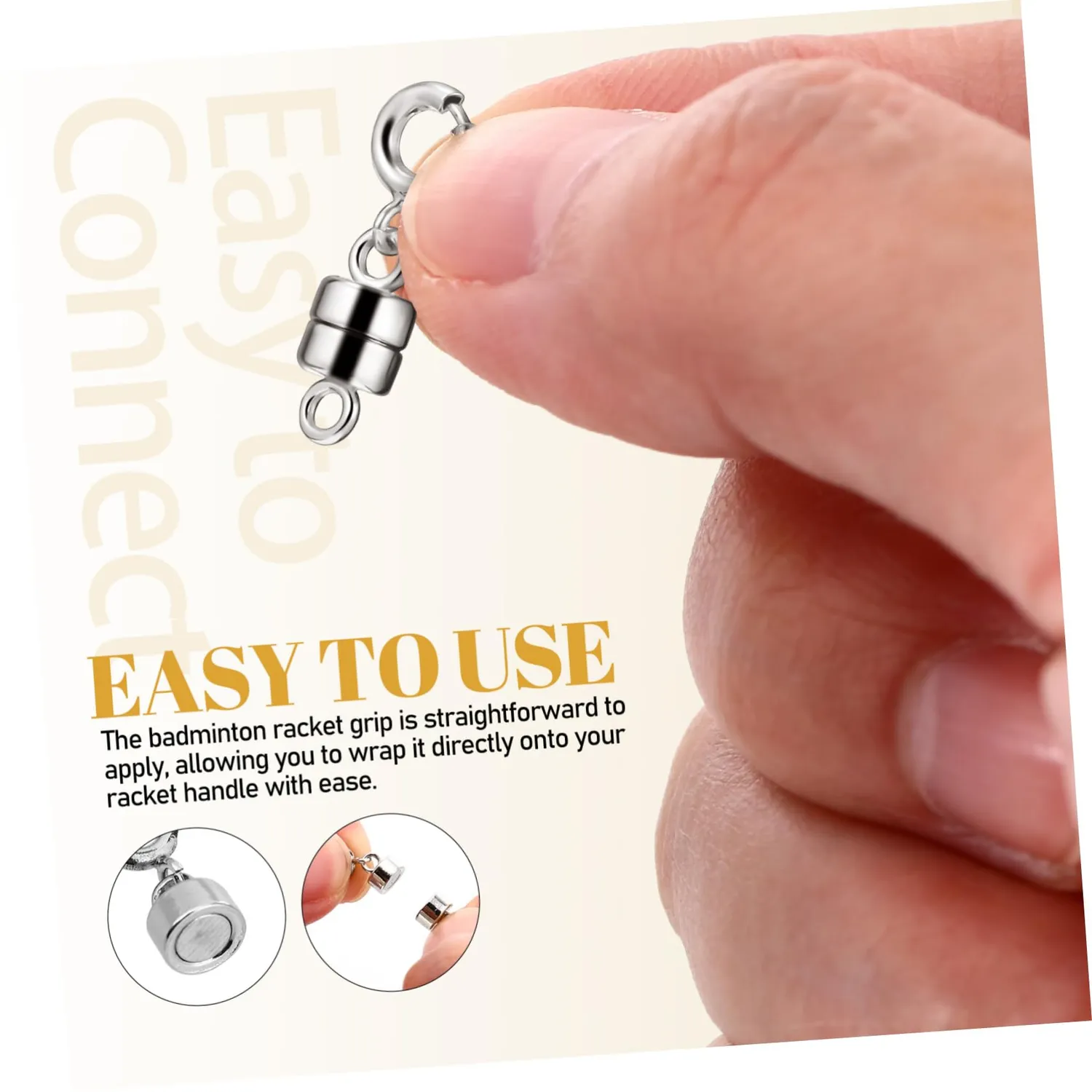 Angoily Chiusure Magnetiche Gioielli Lega Argento 12 Pezzi