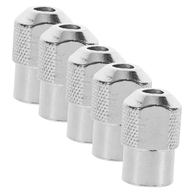 Angoily Dadi Argento M8x0.75 Lega Zinco Mandrino 5 Pezzi