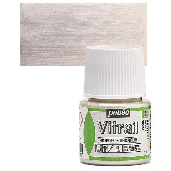 Pebeo Vitrail 39 Pearl smalto vetro 45 ml perlato